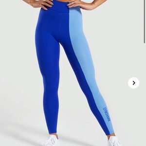Gymshark Duo Leggings Cobalt Size M
